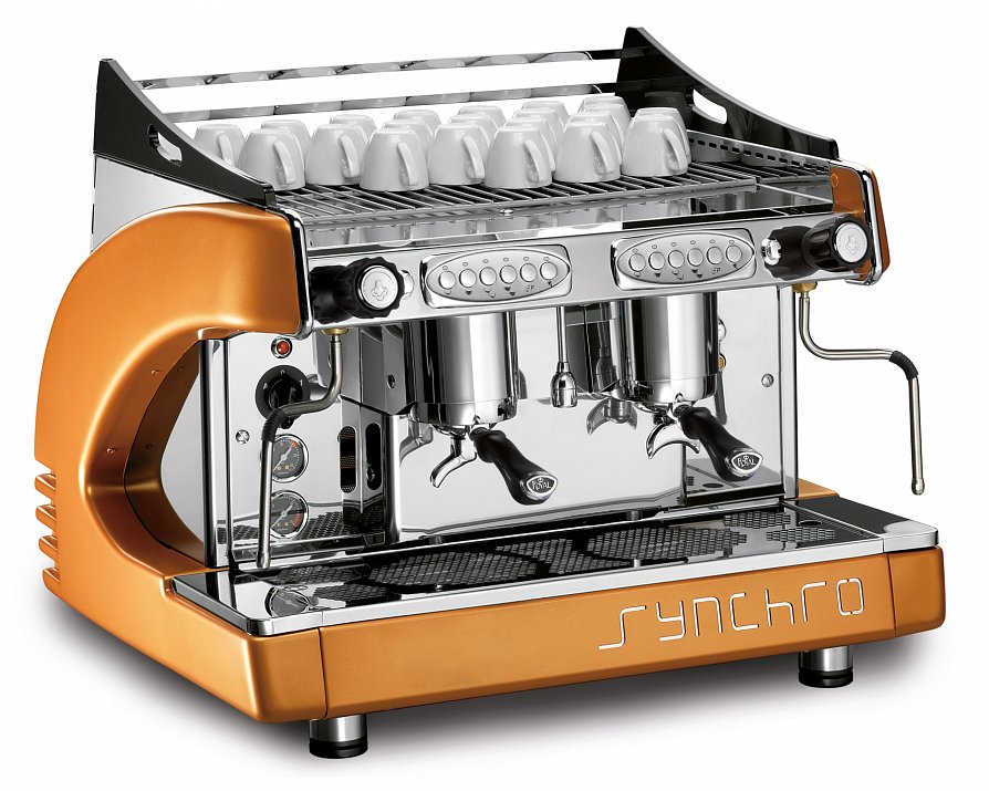 Orange coffee machine